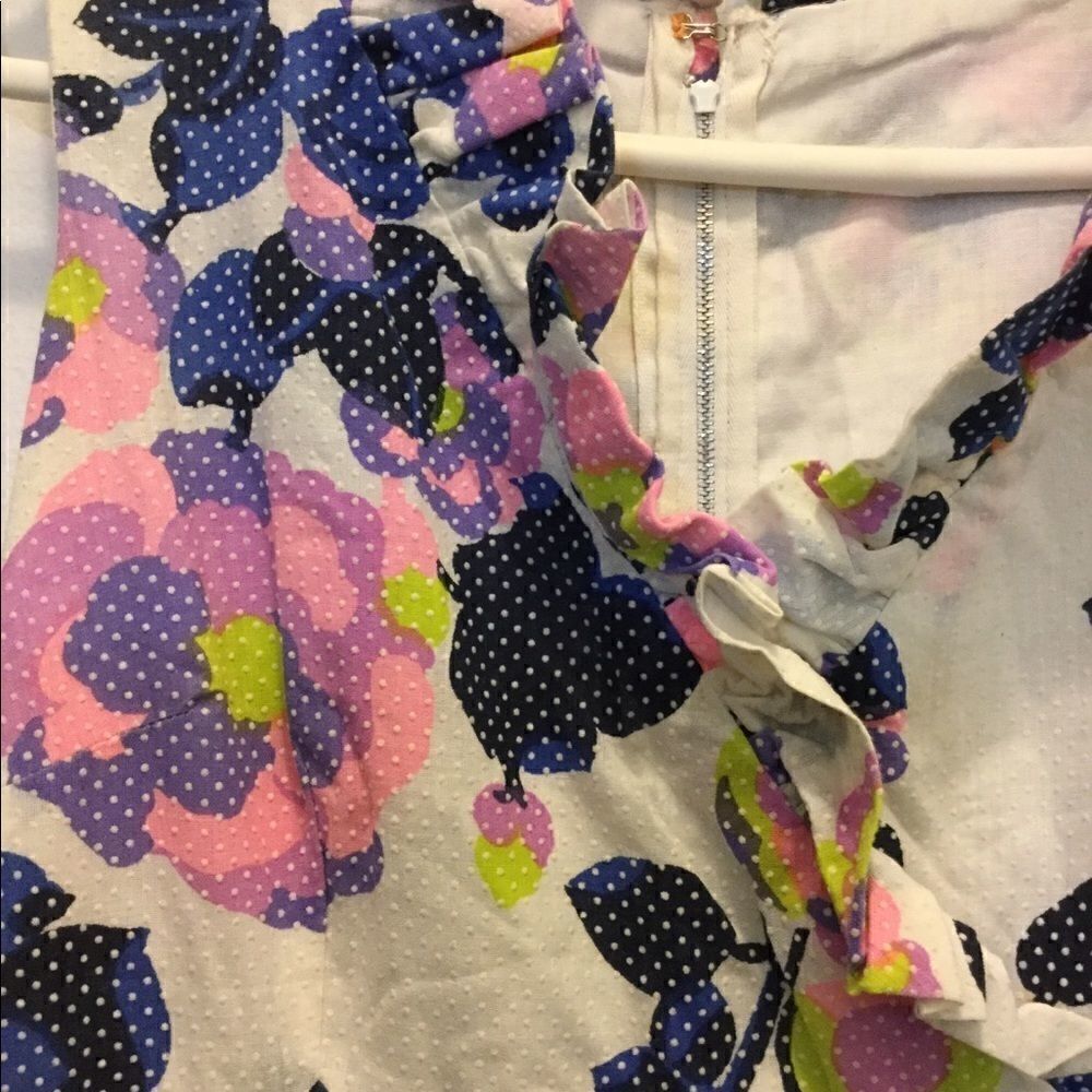 Vintage floral sun prairie dress maxi ruffles S/M - Picture 2 of 8